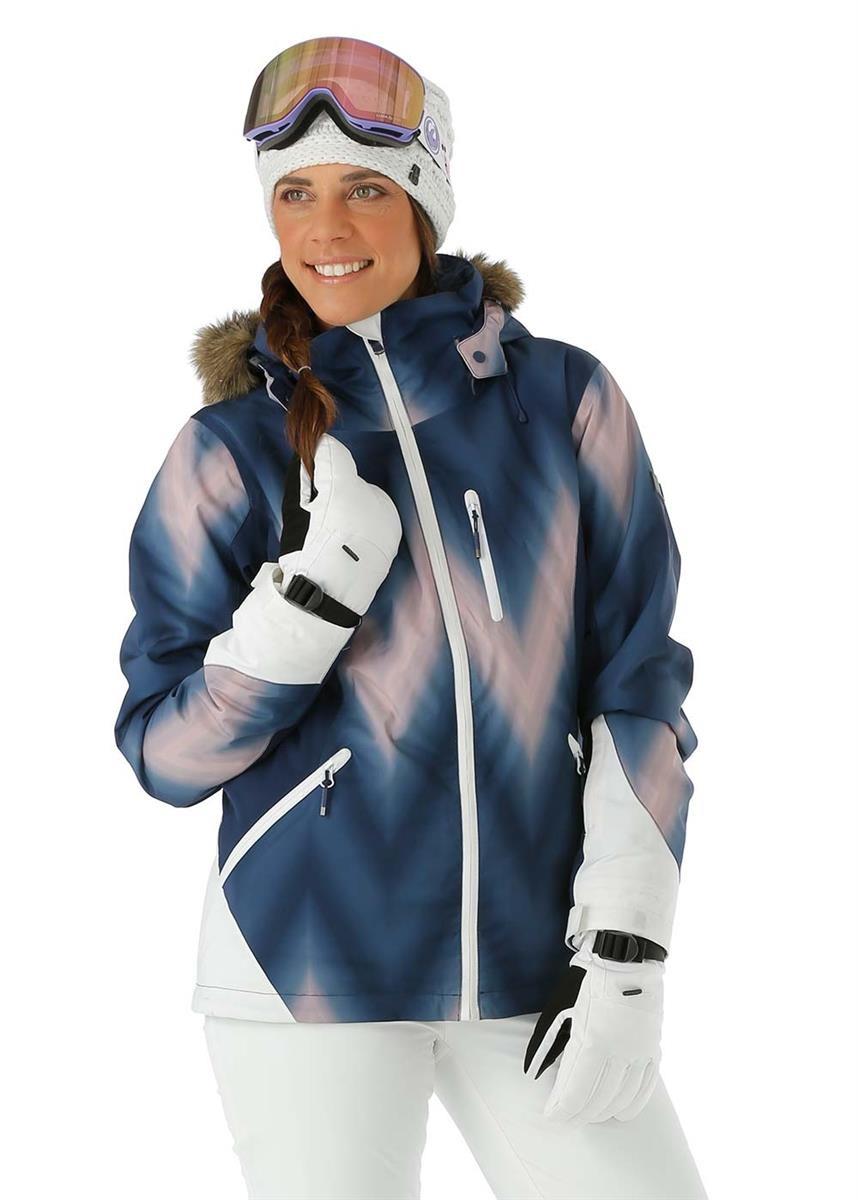 Galaxy Print Block 2022 - Technical Snow Jacket for Women