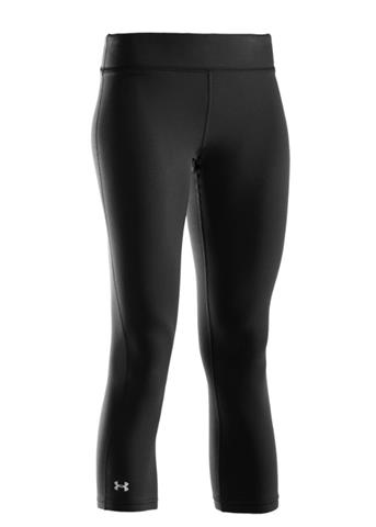 Women's Armour Stretch Capri (Black/Silver)