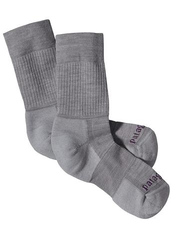 Lightweight Merino Hiking Crew Socks (Feather Grey)