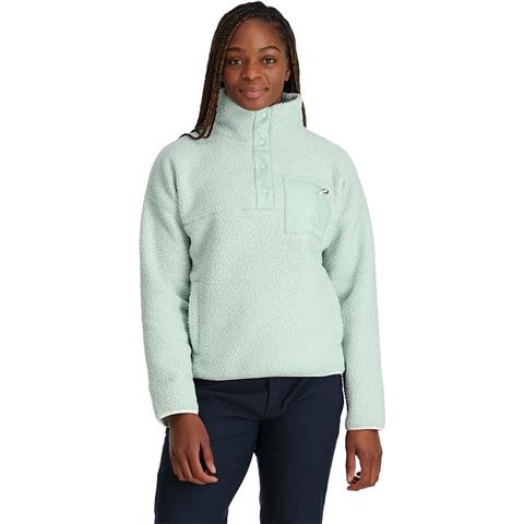 Spyder Women's Cloud Fleece Snap Pullover | WinterWomen