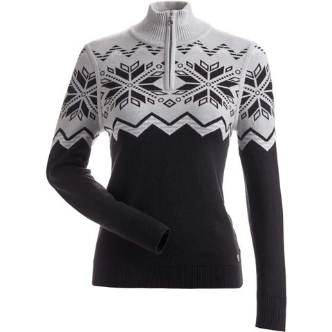 Women's Snowflake 1/4 Zip Sweater