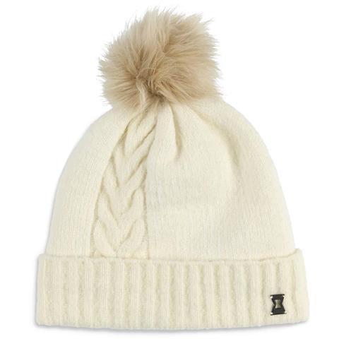 Women&#39;s Plait Pom Hat