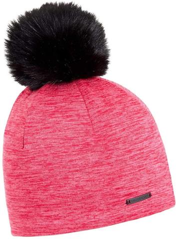 Women's Pom Pom Comfort Shell Stria Beanie