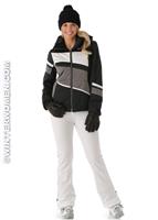 Women's Charlotte Jacket (Black) - Obermeyer Womens Charlotte Jacket (Black) Full