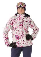 Women's Brilliant Jacket (White/Wild Berry) - Salomon Womens Brilliant Jacket (White/Wild Berry) 