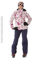 Women's Brilliant Jacket (White/Wild Berry) - Salomon Womens Brilliant Jacket (White/Wild Berry) Full