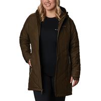 Women's Heavenly Long Hooded Jacket Plus - Olive Green (319)