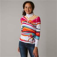 Women's Dream On Zip T-Neck - Multi - Women's Dream On Zip T                                                                                                                                