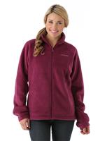 Women's Benton Springs Full-Zip (Dark Raspberry) - Columbia Womens Benton Springs Full-Zip (Dark Raspberry) 