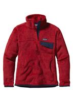  Women's Re-Tool Snap-T Pullover - Raspen Red - Patagonia Womens Re-Tool Snap-T Pullover - WinterWomen.com