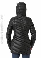  Women's Timeless Long Down Jacket - Black/Black - Spyder Womens Timeless Long Down Jacket - WinterWomen.com