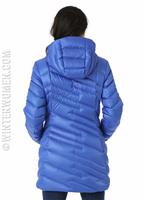  Women's Timeless Long Down Jacket - Bling/Freeze - Spyder Womens Timeless Long Down Jacket - WinterWomen.com