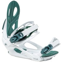 Women's Viva Snowboard Bindings - White