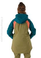 Women's Prowess Jacket - Shaded Spruce / Martini Olive / Persimmon - Women's Prowess Jacket                                                                                                                                