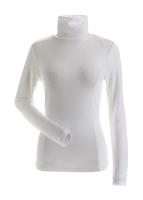 Women's Danni Rib Underwear Top - White - Nils Danni Baselayer Top - WinterWomen.com                                                                                                            