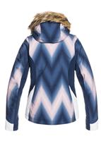 Women's Jet Ski Premium Jacket - Medieval Blue Chevron (BTE2) - Roxy Women's Jet Ski Premium Jacket - WinterWomen.com                                                                                                 