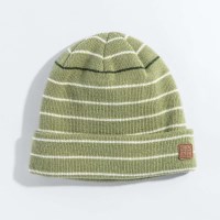 Harbor Beanie - Sage / Off White