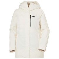 Women's Snowplay Long Insulated Ski Jacket - Snow (047)