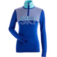 Women's Sun Valley Sweater - Sapphire / White / Aqua