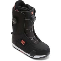 Women's Phase BOA Pro Step On Snowboard Boot - Black / Hot Coral