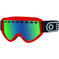 Pill Air Goggle - Red Gloss Frame w/ Green Air Radium Lens