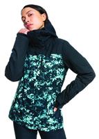 Women's Roxy Jetty 3In1 Jacket - True Black Akio - Roxy Women's Roxy Jetty 3In1 Jacket - WinterWomen.com