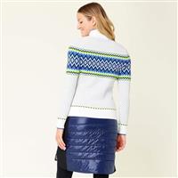 Women's Sunny Zip Neck Sweater - Snow (101)