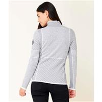 Women's Pow Zip Neck Sweater - Silver (045)