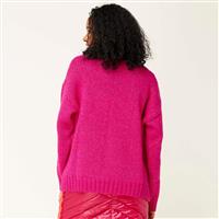 Women's Ski Pullover Sweater - Jazzy Pink (895)