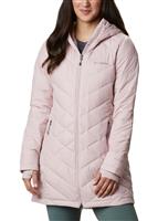 Women's Heavenly Long Hooded Jacket - Mineral Pink