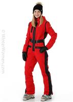 Gabriella Stretch Snow Suit - Red / Black - Nils Gabriella Stretch Snow Suit - WinterWomen.com                                                                                                    