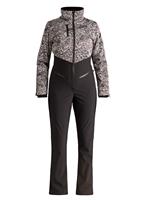 Nils Kora One Piece Suit - Women's - Animal Print / Black - Nils Kora Print Snow Suit - WinterWomen.com                                                                                                           