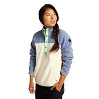 Burton Hearth Fleece Pullover - Women's - Folkstone Gray / Crème Brûlée