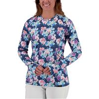 Women's Discover Crew Baselayer Top - Floral It! (21128) - Obermeyer Women's Discover Crew Baselayer Top - WinterWomen.com