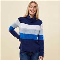 Women's Joni Turtleneck Sweater - Indigo