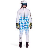 Women's World Cup Dh Race Suit - Electric Blue