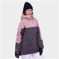 Women's Upton Insulated Anorak - Charcoal Colorblock
