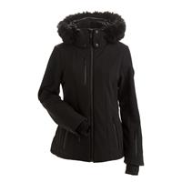 Women's Davos Faux Fur Jacket - Black / Black