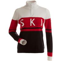 Women's Geilo Sweater - Red / Black / White