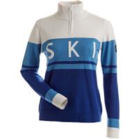 Women's Geilo Sweater - Sky Blue / Cobalt / White