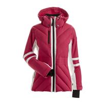Women's Snowmass Jacket - Hot Pink / White