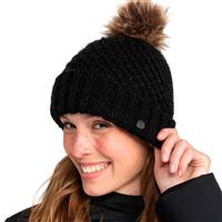 Women's Roxy Blizzard Beanie - True Black (KVJ0)