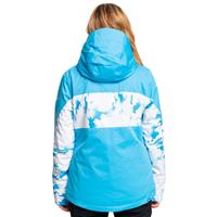 Women's Roxy Jetty Block Jacket - Azure Blue Clouds (BJT3)