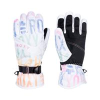Women's Roxy Jetty Gloves - Bright White Sapin (WBB6)