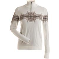Women's Heaveny Metallic Sweater - White / Silver Metallic / Graphite