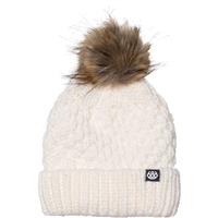 Women's Majesty Cable Knit Beanie - White