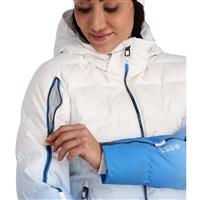 Women's Falline GTX Infinium No Faux Fur Down Jacket - Defrost Collegiate -                                                                                                                                                       