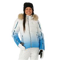 Women's Falline GTX Infinium No Faux Fur Down Jacket - Defrost Collegiate -                                                                                                                                                       