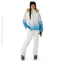 Women's Falline GTX Infinium No Faux Fur Down Jacket - Defrost Collegiate -                                                                                                                                                       