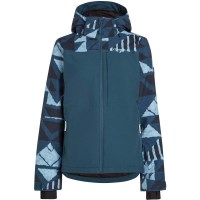 Women's Aplite Plus Snow Jacket - Blue Triangle Ikat